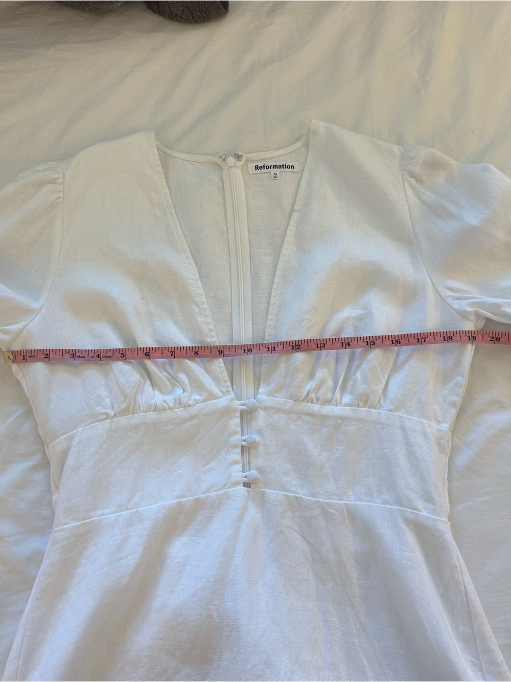 Reformation Simi Linen Dress - Picture 5 of 8